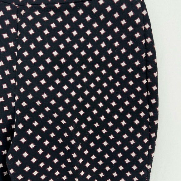 Kate Spade Diamond Cigarette Cropped Black Pants Women’s Size 6 - Picture 10 of 11
